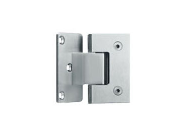 China Stainless Steel Cranked Butt Shower Door Hinges High Toughness Bright Chrome supplier