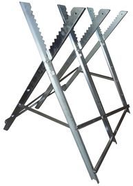 China Foldable Heavy Duty Steel Sawhorse For Saw Trestle Garden Tool 1.5mm 2.0mm Thickness supplier