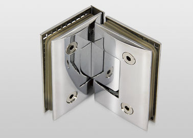 China 90 Degree Wall To Glass Hinges Bracket Screen Hinges Long Time Service Life supplier