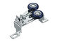 Upper Side Hanging Aluminium Window Rollers , Track Pully Sliding Window Hardware Rollers supplier