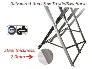 China Heavy Loading Capacity Heavy Duty Steel Sawhorse With Stable Support supplier