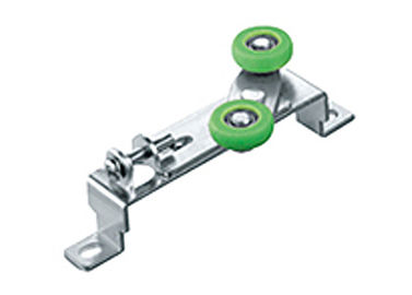 China Upper Side Hanging Aluminium Window Rollers , Track Pully Sliding Window Hardware Rollers supplier