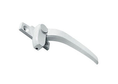 China Zinc Die Casting Door Lever Sets Smooth Surface Treatment Rosette With Base supplier