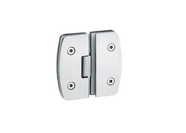 China 180 Degree Glass Frameless Shower Hinges , Smooth Surface Shower Screen Door Hinges supplier