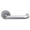 Hollow Tube Satin Lever Type Entrance Door Handle Set Corrosion Resistant supplier